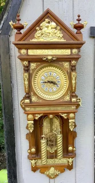 Ansonia Antique Hanging Wall Clock Running Replica 88900 Picclick
