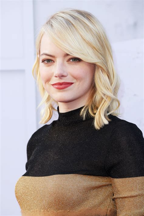 Emma Stone Unveils Platinum Blonde Hair Color Teen Vogue