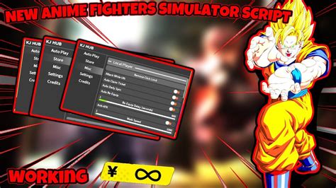 New Anime Fighter Simulator Script Op Autofarm Infinite Yen Youtube