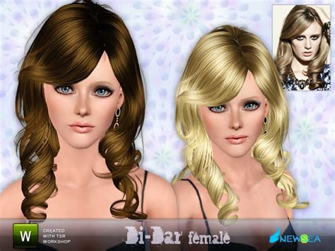 The Sims Resource Newsea Sprout Female Hairstyle