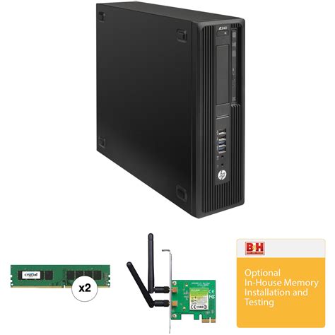1 audio line in, 1 audio line out, 1 microphone. HP Z240 Series Small Form Factor Turnkey Workstation with 32GB