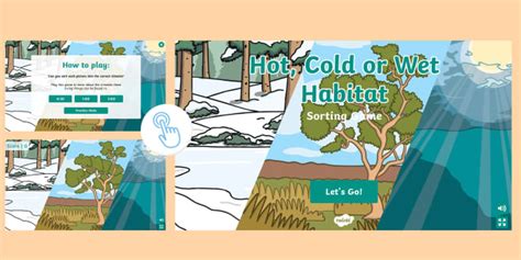 Hot Cold Or Wet Habitat Game Teacher Made Twinkl