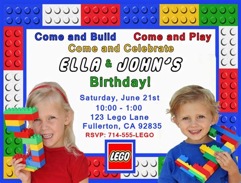 Free Printable Lego Birthday Invitations Download Hundreds Free