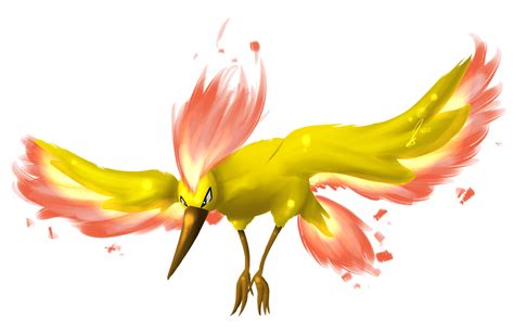 The Legendary Bird Moltres By Jaclynonacloud On Deviantart