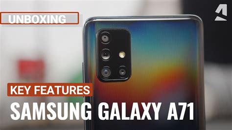 Samsung Galaxy A71 Unboxing And Key Features Youtube