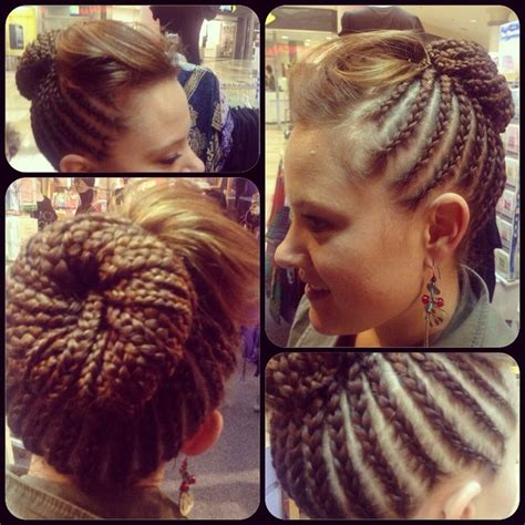 Looking for simple & short. Cute! White girl with braids :) Paige can you do this? | Vanity | Pinterest | You think, Updo ...