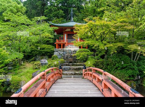 The Beautiful Daigo Ji Temple And Its Garden During Summer Season