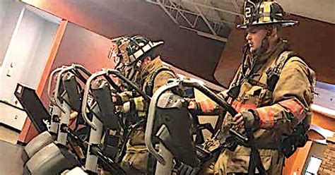Firefighters Pay Tribute To 911 Heroes By Climbing 110 Flights Of