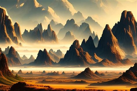 Premium Photo Incredible Mountain Landscape Desktop Screensaver