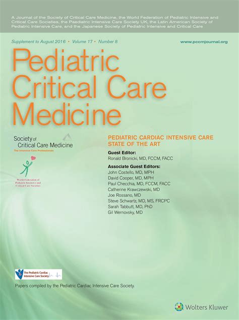 Nursing Considerations In Pediatric Cardiac Critical Care Pediatric