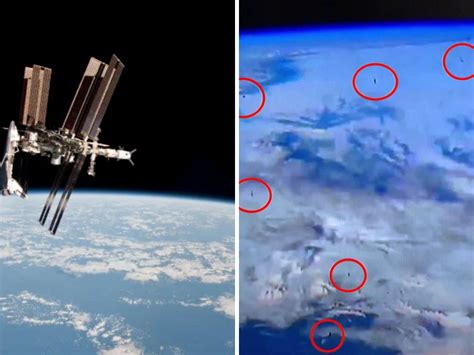 Fleet Of 10 Ufos Seen Near Iss In Nasa Live Stream Fleet Of 10