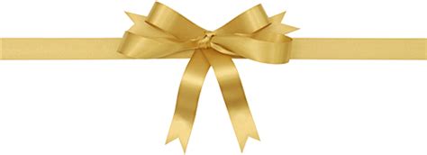 Gold Christmas Bow Png - Gift Ribbon - Free Transparent PNG Download png image