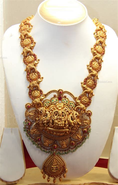 Heavy Nakshi Gold Haram Indian Jewellery Designs