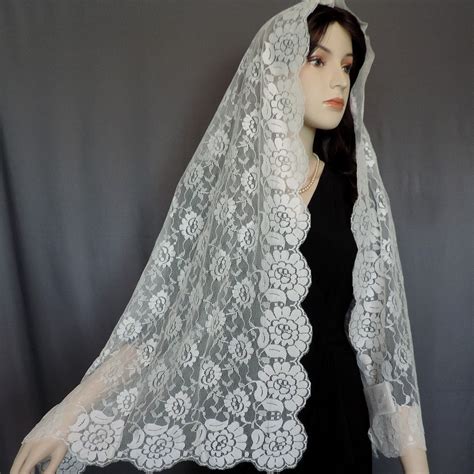 Authentic Spanish Mantilla Veil Hand Crafted In Barcelona Spain