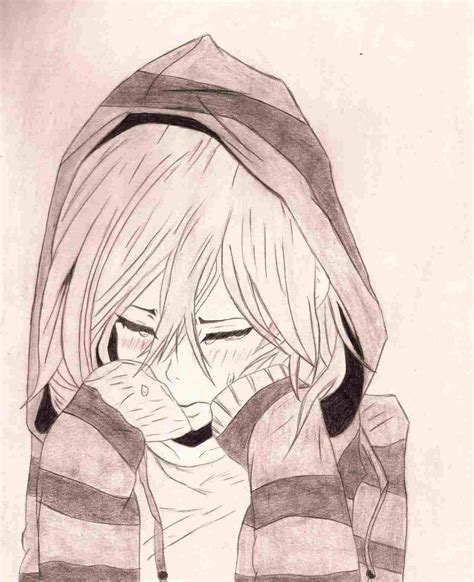 Anime Angel Girl Crying Drawing Art Ideas