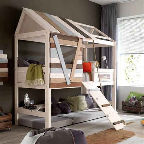 Sold and shipped by max & lily. Lifetime High Treehouse Feature Bed With Rope Ladder - Lifetime | Cuckooland