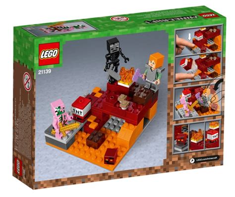 Buy Lego Minecraft The Nether Fight 21139 At Mighty Ape Nz