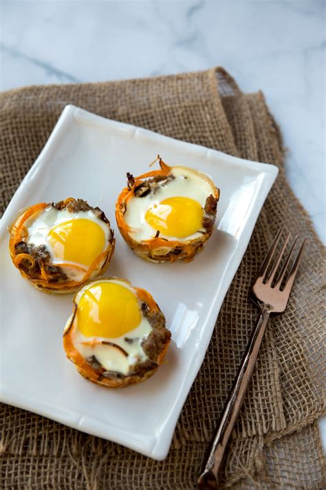 Fun Breakfast Recipe Sweet Potato Birds Nests