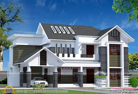 The top design trends to take your home into a new year. 2800 sq-ft modern Kerala home | Kerala house design ...