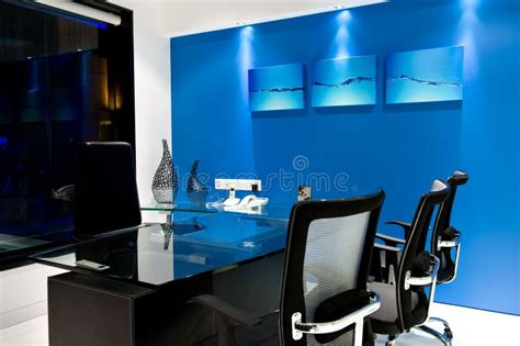 Modern Manager Office Interior Stock Image Image Of House Floor