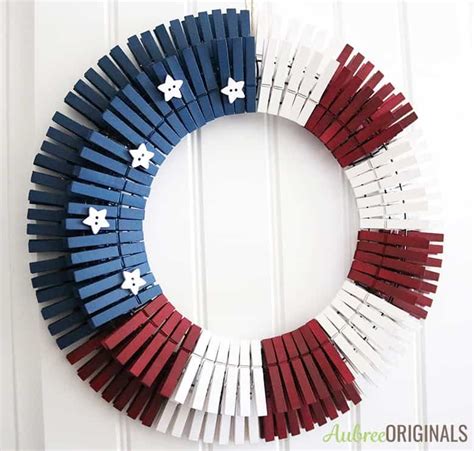 This Diy Clothespin Wreath Is A Super Easy And Satisfying Craft Project