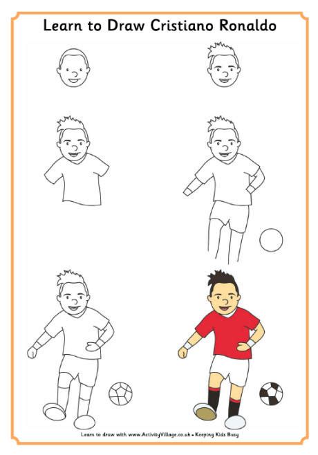 Learn To Draw Ronaldo