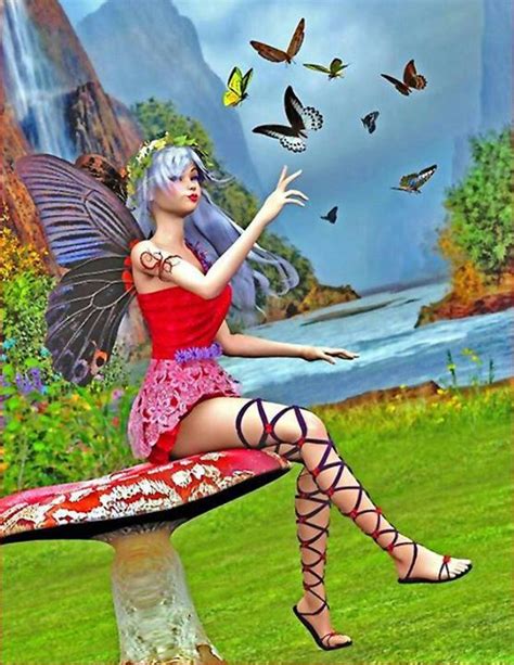 3d Fantasy Fairies Elves Mythological Creatures Gothic Art Fairy