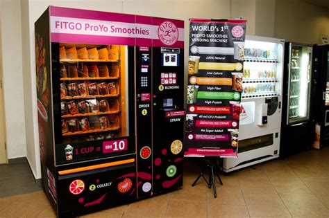 Your ultimate vending machine supplier. ProYo Smoothie Vending Machine "Fit Smoothie" for Healthy ...