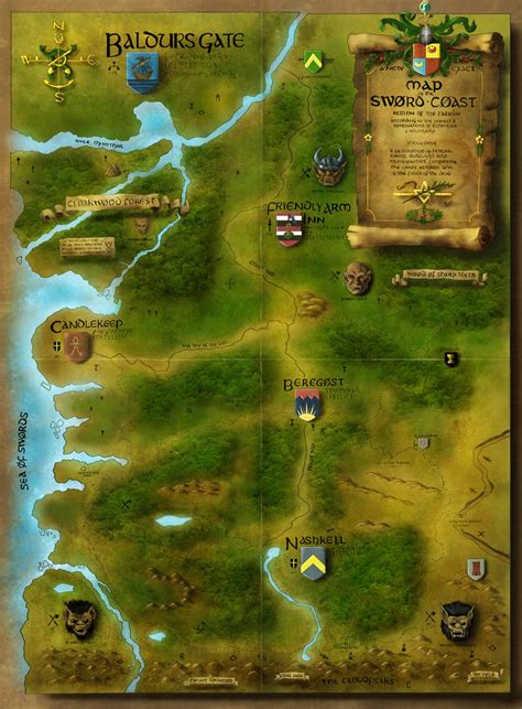 Baldurs Gate Map Remake By Winterkeep On Deviantart