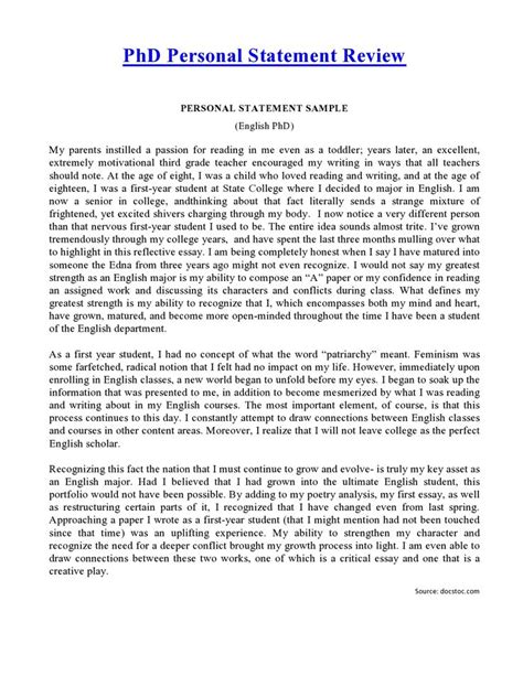 Help To Write A Personal Statement For A Job How To Write A Personal
