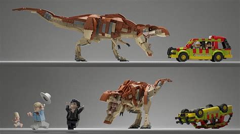 Support These Jurassic Park Legos For The Coolest T Rex You Can Get Your Hands On Giant