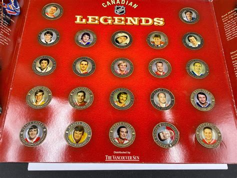 Canadian Nhl Legends Official Hall Of Fame Medallion Collection