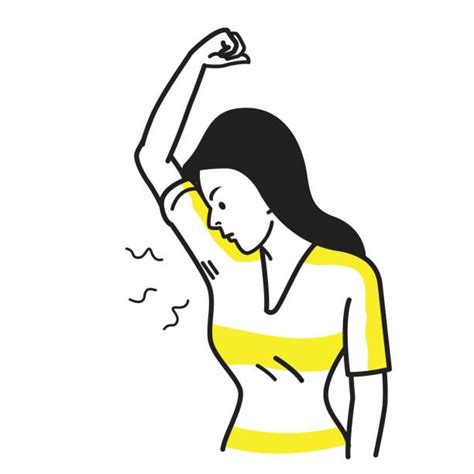 Drawing Of Armpit Smelling Illustrations Royalty Free Vector Graphics
