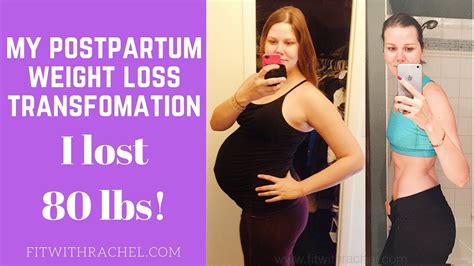 Postpartum Weight Loss Before And After Womans Weight Loss