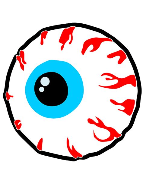 Bloodshot Eyeball Clipart