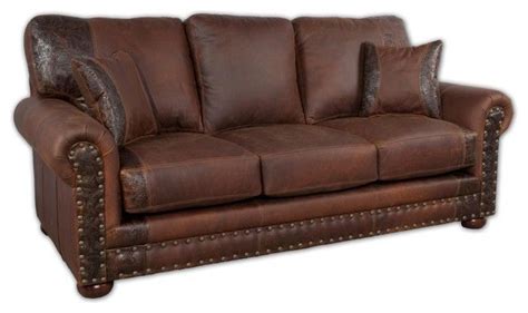 A Brown Leather Sofas Effect In Your Living Room Rustic Leather Sofa