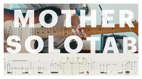 Pink Floyd Mother Solo Cover Guitar Tab Youtube