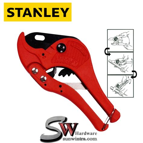 Stanley Heavy Duty Pvc Pipe Cutter 42mm 1 58 Inch 14 442 22 Foc