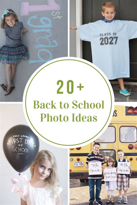 First Day Of School Photo Ideas The Idea Room