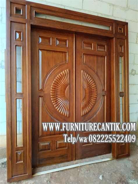 Ternyata ada beberapa ukuran ideal yang bisa digunakan untuk memperlancar rezeki. Pintu Utama Rumah Mewah Klasik Doff | Toko Furniture ...