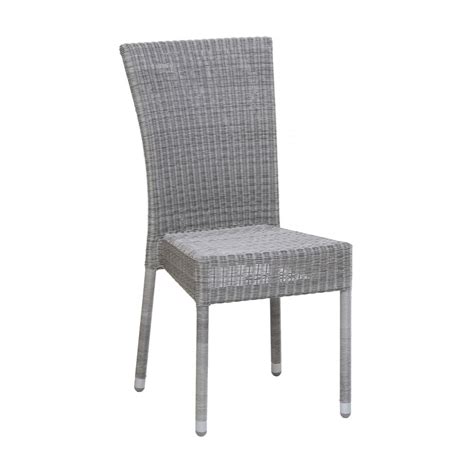 Chaise de jardin en aluminium et résine tressée - Brin d'Ouest