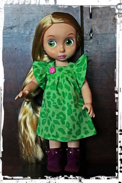 Disney Animator Doll Rapunzel In Green Dress Pattern Mekkotehdas