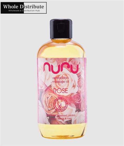 Nuru Aphrodisiac Massage Oil Rose 250ml Available In Bulk