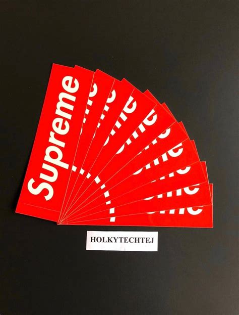 Supreme Supreme Red Box Logo Stickers Grailed