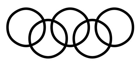 Citius,altius,fortius in latin words means faster, higher, braver. File:OlympicIcon.svg - Wikimedia Commons