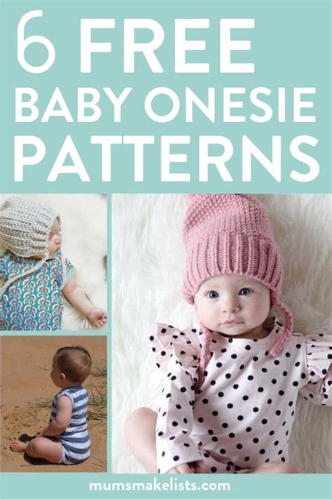 Adorable Free Baby Onesie Patterns Mums Make Lists
