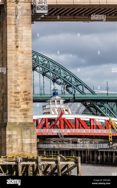 Bridge Street Swing Bridge Newcastle Upon Tyne Tyne And Wear England