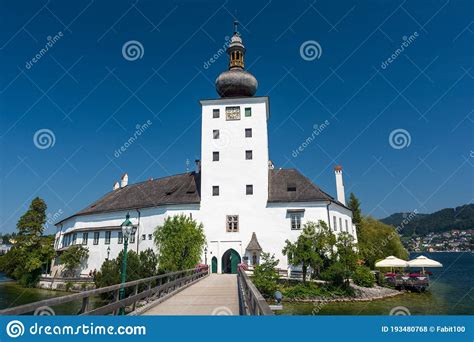 Schloss Ort Austrian Castle In Gmunden Stock Photo Image Of Lake