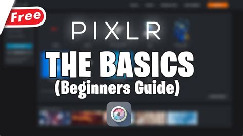 New Pixlr E Tutorial Beginners Guide Youtube