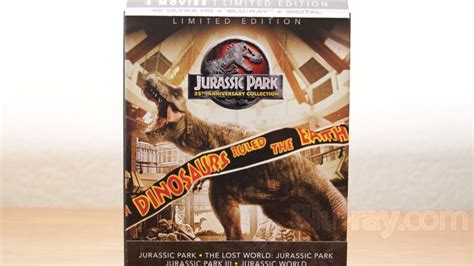 Jurassic Park And Jurassic World Complete 6 Film Steelbook Set 4kbluray